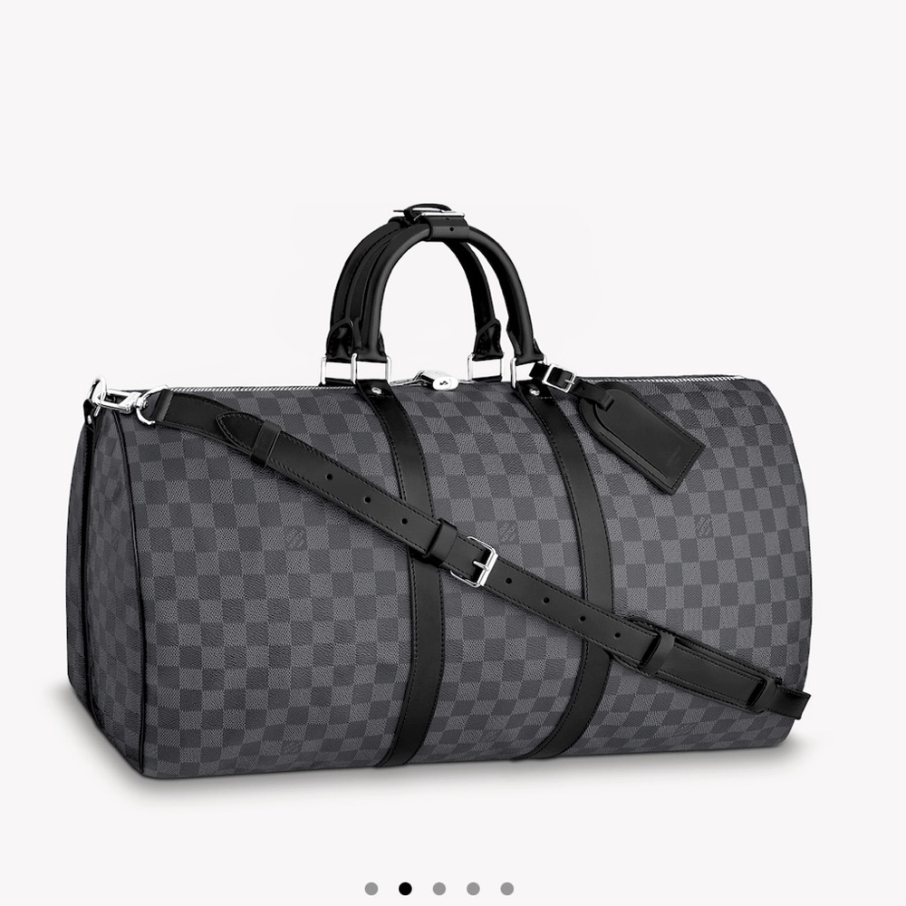 AUTHENTIC Louis Vuitton KEEPALL BANDOULIÈRE 55, travel bag